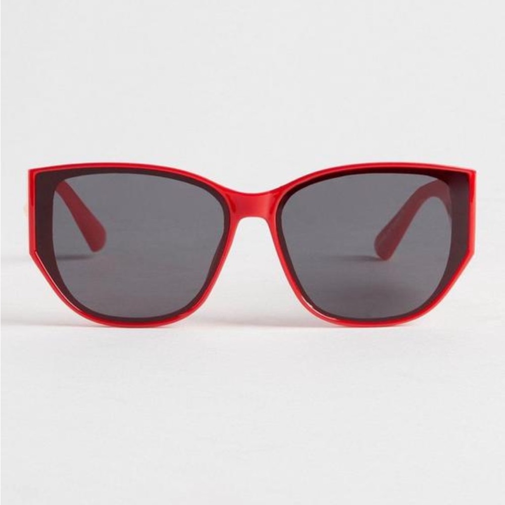 Cateye Flat Lens Sunglasses